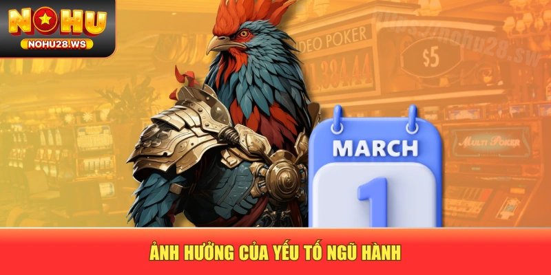 Ảnh hưởng của yếu tố ngũ hành Ảnh hưởng của yếu tố ngũ hành