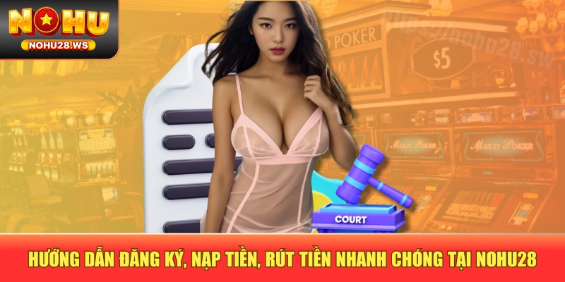 Hướng Dẫn Đăng Ký, Nạp Tiền, Rút Tiền Nhanh Chóng Tại NOHU28 Hướng Dẫn Đăng Ký, Nạp Tiền, Rút Tiền Nhanh Chóng Tại NOHU28