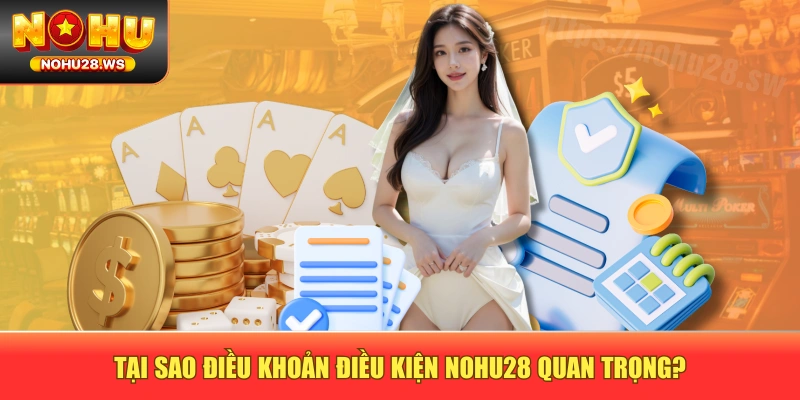 Tại sao điều khoản điều kiện NOHU28 quan trọng? Tại sao điều khoản điều kiện NOHU28 quan trọng?